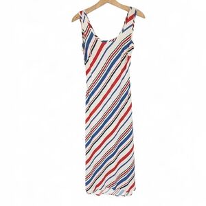 Emerson Fry Womens Striped Midi Dress Small
